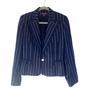 Ralph Lauren Collection Pinstriped Blazer